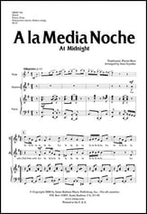 A La Media Noche SSAA choral sheet music cover